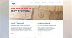 Desktop Screenshot of mepi.de